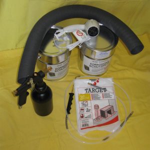 Starter Set - 2x4kg Korrosionsschutzfett, Druckluftverarbeitungsset und Abdeckfolie